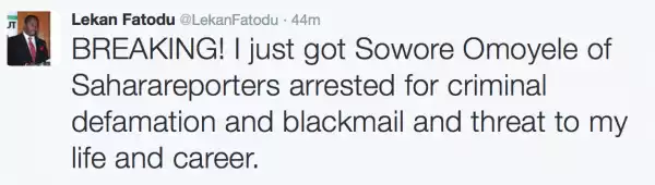 Police arrest Omoyele Sowore, Sahara Reporters’ publisher (photo)